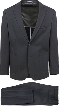 Suitable Jersey Dress Marineblå
