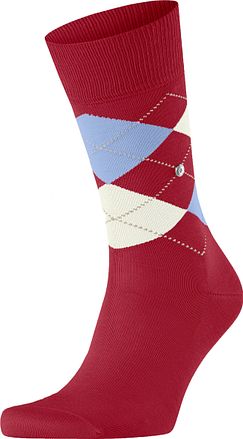 Burlington Manchester Socken Kariert Rot 8049