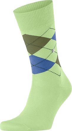 Burlington Manchester Strumpor Rutor Ljusgrön 7434