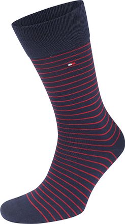 Tommy Hilfiger Strumpor 2 Par Mörkblå Rand