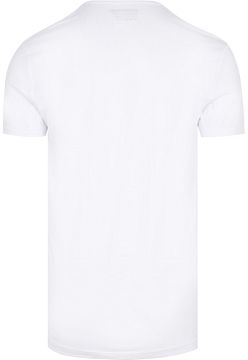 Garage Stretch Basic White Deep V-Neck Product / Achterkant