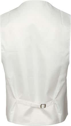 Suitable Wedding Waistcoat V-Design Off-White
