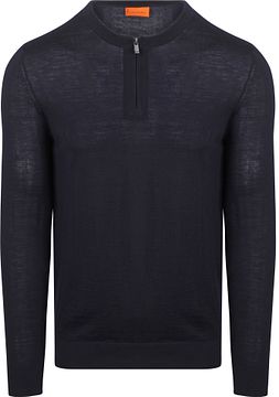 トップス nerori1979 Suitable Crew Zip Merino Navy PU-MRI-CRZI-25 - 5E1042 navy order
