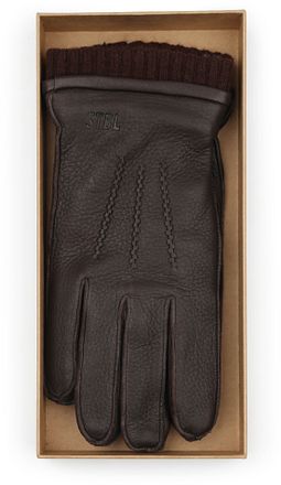 Suitable Handskar Läder Brun