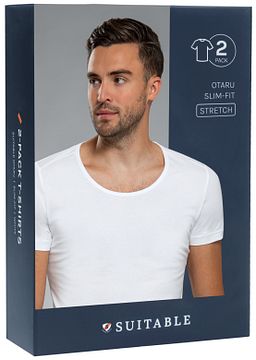 ORJ 5-delig polyester T-shirt voor volwassenen, wit, ronde hals, korte mouwen, Wit, Een Maat