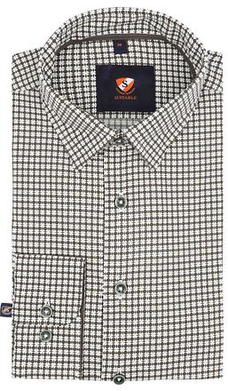 Suitable Camisa Casual Estampada Verde