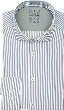 Pure Functional Skjorte Stripe Grønn