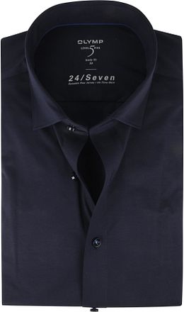 OLYMP Level 5 Body Fit Shirt 24/Seven Navy