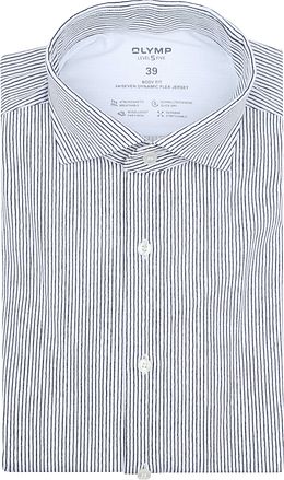 OLYMP Level 5 Shirt 24/Seven Blue Penstripe