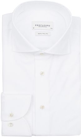 Profuomo Hadleighs Royal Twill Skjorte No6 Hvid