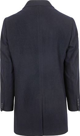 Suitable Coat Wool Twill Navy