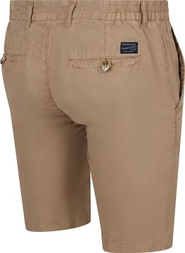 Steppin' Out Milwau Short Linen Sand Product / Achterkant