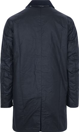 Barbour Voksfrakk Mac Marineblå