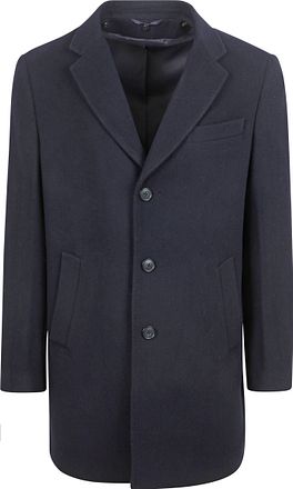 Suitable Coat Wool Twill Navy