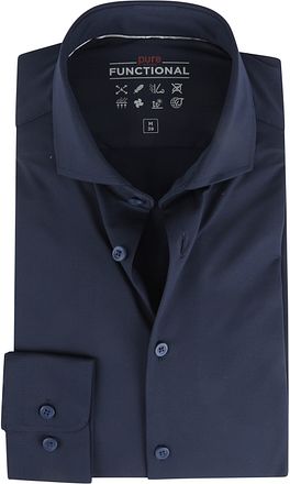 Pure Skjorta Functional Mörkblå