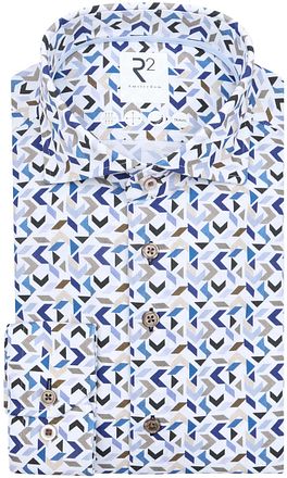 R2 Skjorte Sorona Print Multicolour