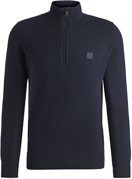 BOSS Kanobix Half Zip Sweater Dark Blue 50527585-404 order online