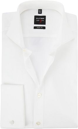 OLYMP Level 5 Five Body Fit Hemd Off-White