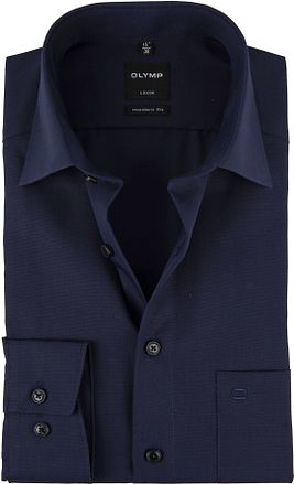 OLYMP Shirt Luxor Modern-Fit Dark Blue