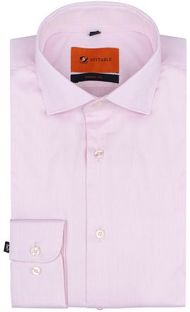 Suitable Skjorte Skinny Fit Lyserød