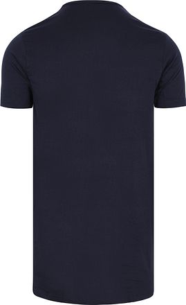Slater 2-pack T-shirt Basic Extra Long O-neck Navy