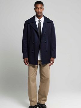 dress blue coat price Blujacket Mens Navy Blue Silk Cashmere Regular Fit 2 Button Blazer Sportcoat, 36 / Short