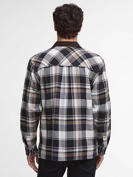 Barbour Surchemise Plaid Grasmoor Marine MSH5646-NY91 commander en