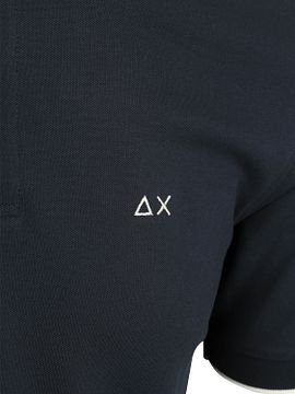Sun68 Polo Shirt Small Stripe Collar Navy A36111-07 order online