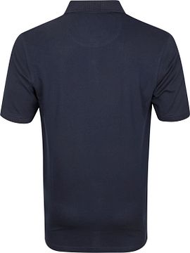 CASAMODA Polo Shirt Stretch Navy Product / Achterkant