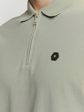 No Excess Half Zip Polo Shirt Piqué Green 28380422-049 order