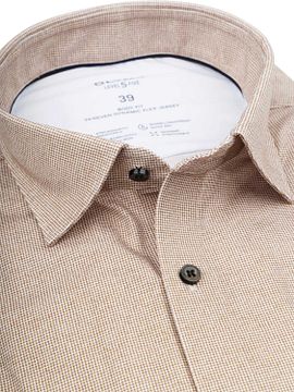 OLYMP Shirt Level 5 24/Seven Pied De Poule Brown Product / Detail