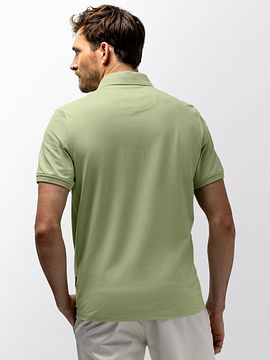 State of Art Poloshirt Piqué Light Green Model / Detail