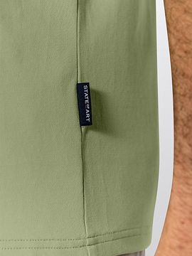 State of Art Poloshirt Piqué Light Green Model / Achterkant