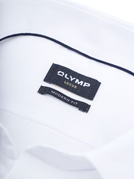 Olymp Luxor Short Sleeve Shirt Structure White Product / Detail