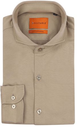 Suitable Sorona Skjorta Beige