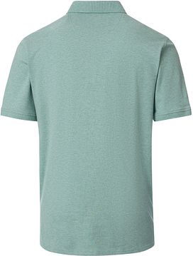 CASAMODA Polo Shirt Stretch Melange Green Product / Achterkant