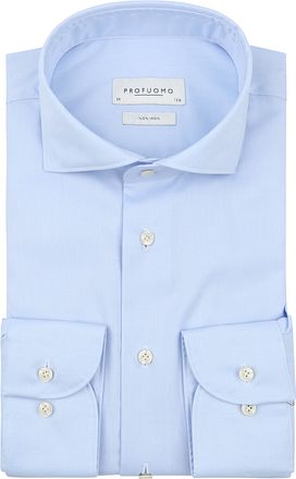 Profuomo Twill Hemd Hellblau