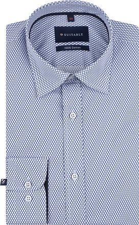Suitable Skjorta Dotty Print Blå
