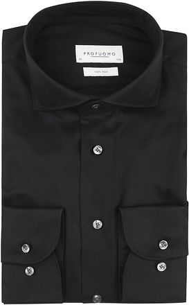 Profuomo Chemise Twill Noir