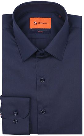 Suitable Chemise Twill Marine