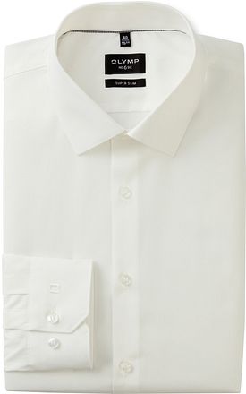 OLYMP Nr. 6 Skinny Fit Skjorte Off-White