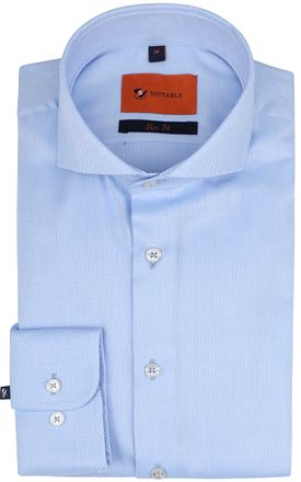Suitable Non Iron Skjorte Blå