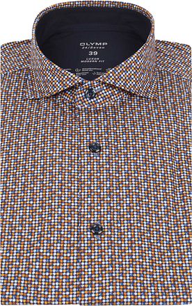 OLYMP Luxor Jersey Stretch Skjorte 24/Seven Karamel
