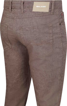 Mac Trousers Arne Melange Brown