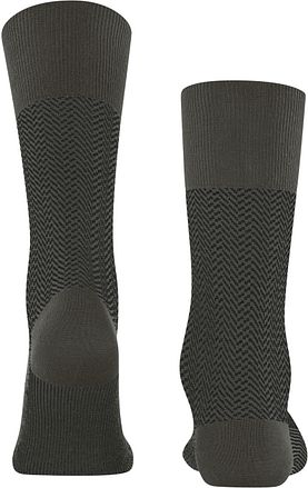 Falke Airport Herringstripe Strumpor Grön