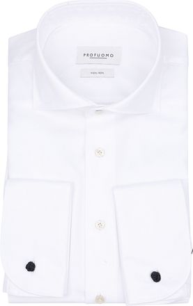 Profuomo Shirt Cutaway Double Cuff White