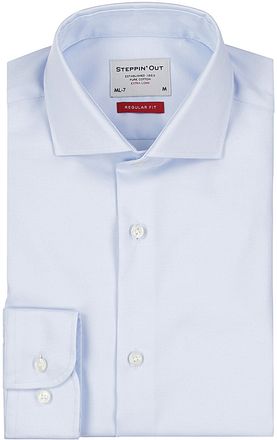 Steppin' Out Hemd Twill Extra Long Sleeves Hellblau