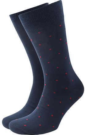 Tommy Hilfiger 2-pack sokker blå 002