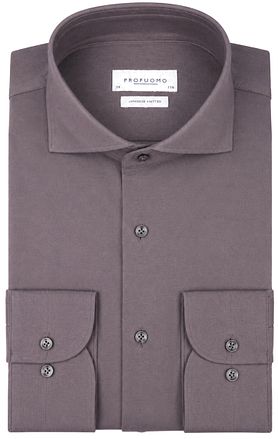 Profuomo Japanese Knitted Mauve Shirt