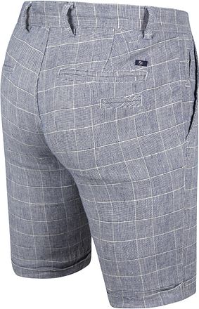 Suitable Don Short Blue Checkered
